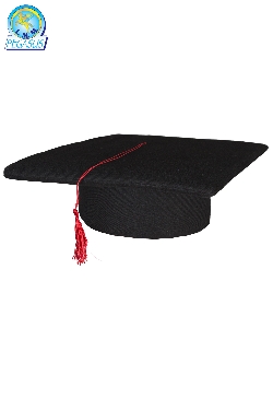 CAPPELLO LAUREA NERO ADULTO
